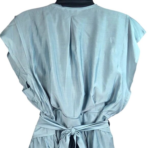 Joie Ashlene Cap Sleeve Wrap Top in Citadel Size 1X 16W Silk Blend NWT - Picture 4 of 7